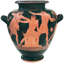 Photo of Athenian r-f stamnos