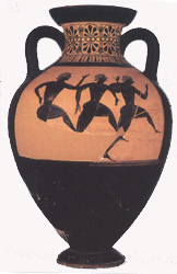 Athenian amphora Panathenaic shape