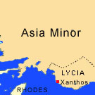 Map of the Aegean Sea and part of Asia Minor