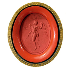 Cornelian. Eagle with Ganymede