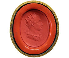 Maximin. Jaspe rouge de Sicile.