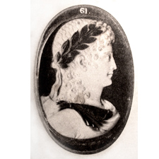 Cameo. Apollo bust