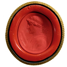 Cornelian. Artemis and quiver