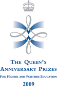 Queen's Anniversary prize logo