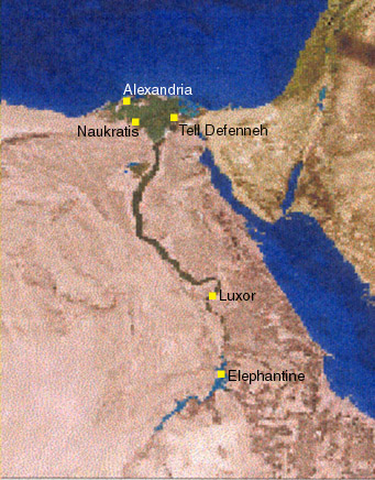 Map of Egypt