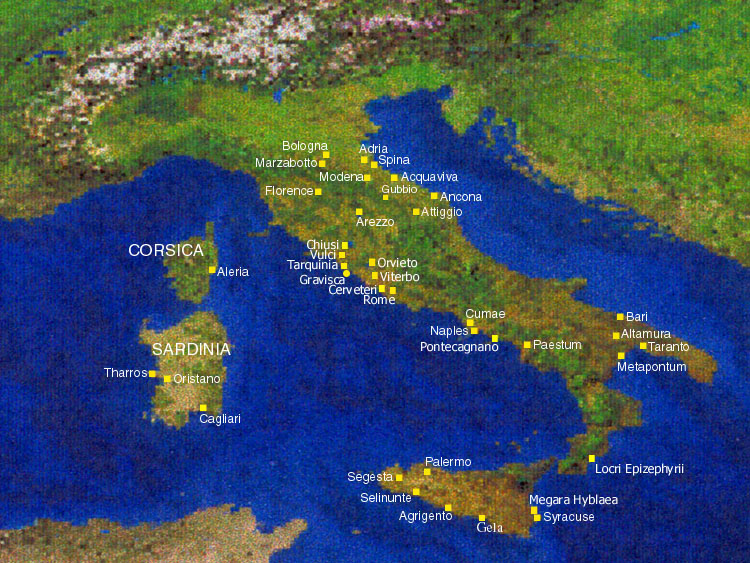 Map of Italy