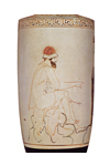 Phiale Painter 'Hermes' white lekythos