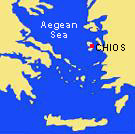 Map of Greece and the Aegean